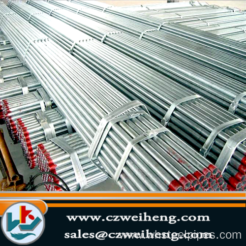 Greenhouse and scaffoldings used hot dip galvanized steel pipe